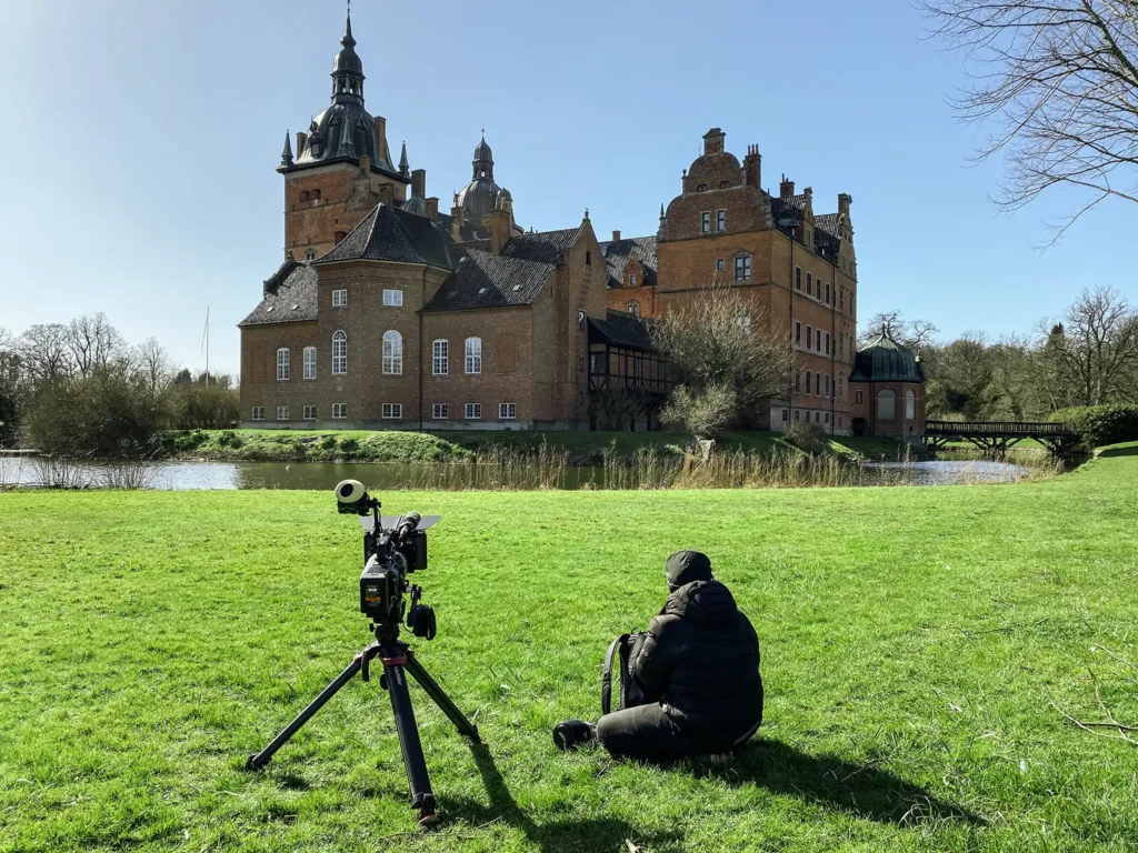 Vallø stift foto og video